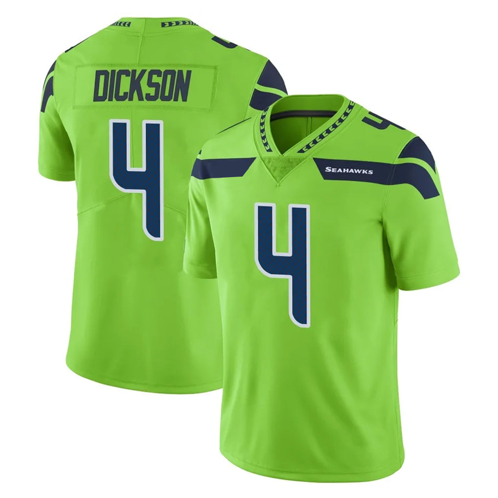 S.Seahawks #4 Michael Dickson Player Green Limited Color Rush Home Game Odoa Stitched Jerseys