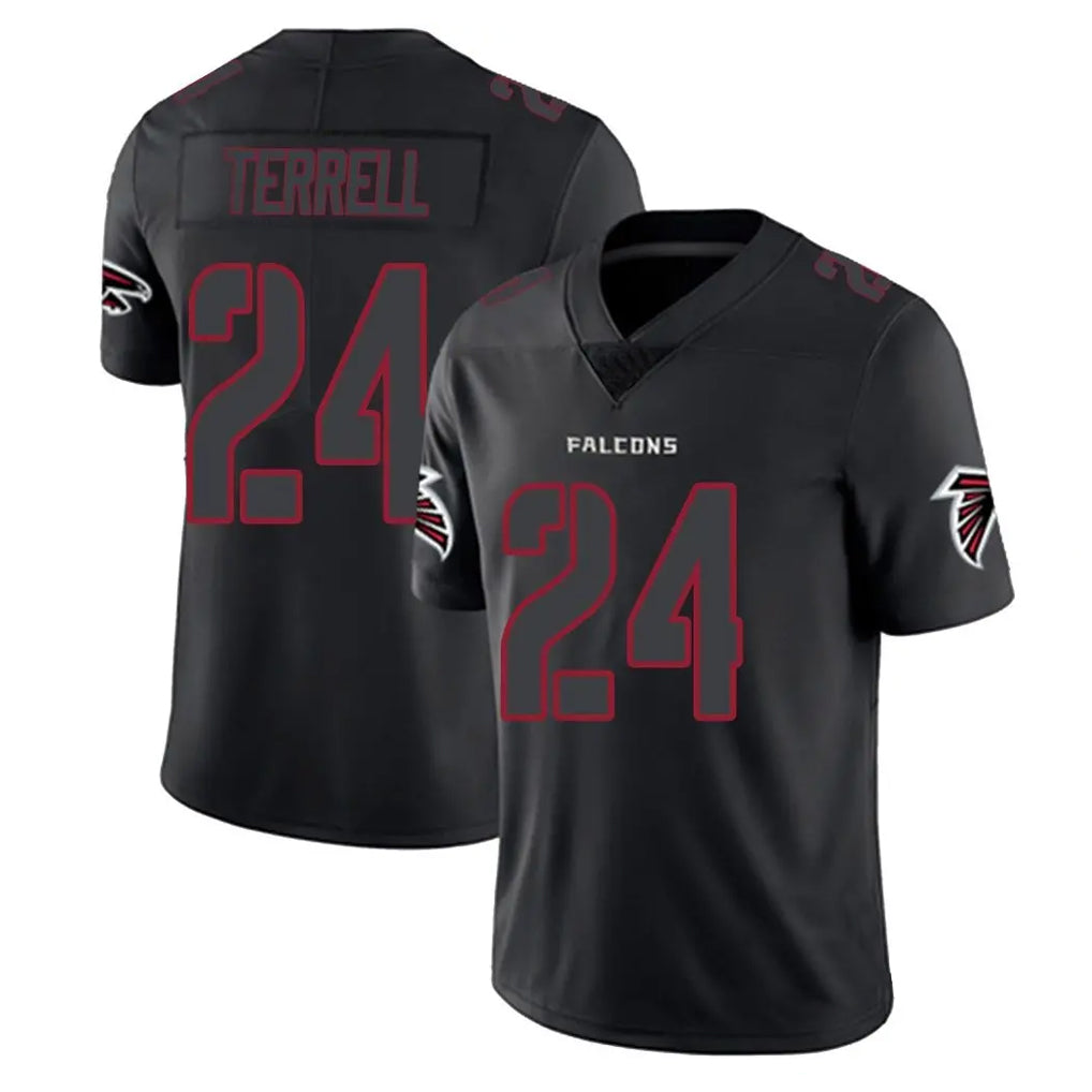 A.Falcons #24 A.J. Terrell Jr. Player Black Impact Limited Game Odoa Stitched Jerseys