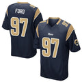 LA.Rams #97 Poona Ford Player Navy Home Game Odoa Stitched Jerseys