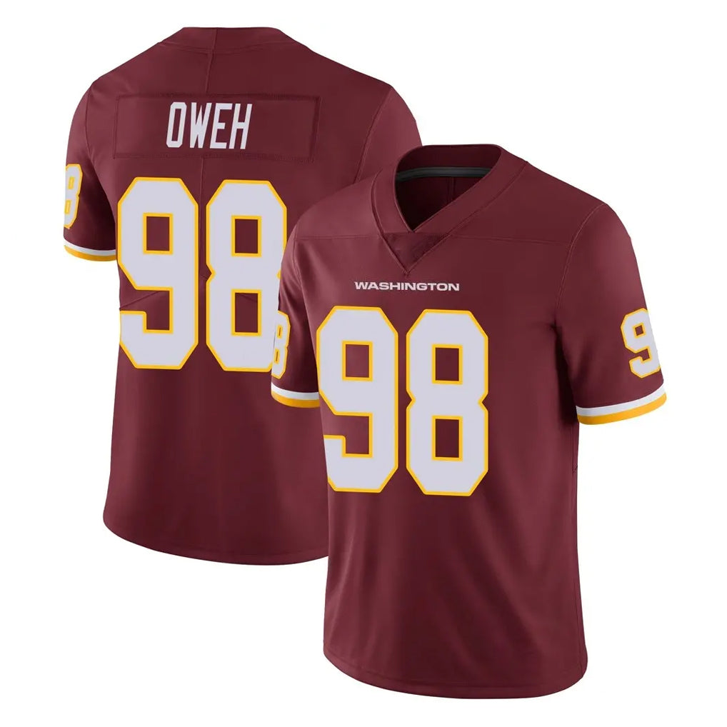 W.Commanders #98 Odafe Oweh Player Burgundy Limited Team Color Vapor Untouchable Home Game Odoa Stitched Jerseys