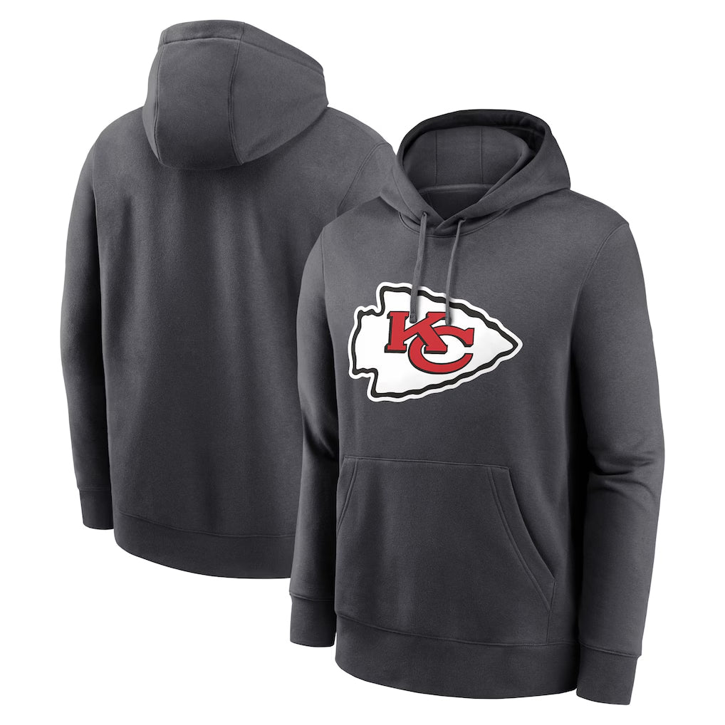 KC.Chiefs ## Chiefs Blank Player Gray LoGo Pullover Hoodies Limited Odoa Stitched Jerseys