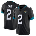J.Jaguars #2 Jourdan Lewis Player Black Vapor Untouchable Limited Home Game Odoa Stitched Jerseys