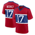 NY.Giants #17 Darnell Mooney Player Red Century Home Game Odoa Stitched Jerseys