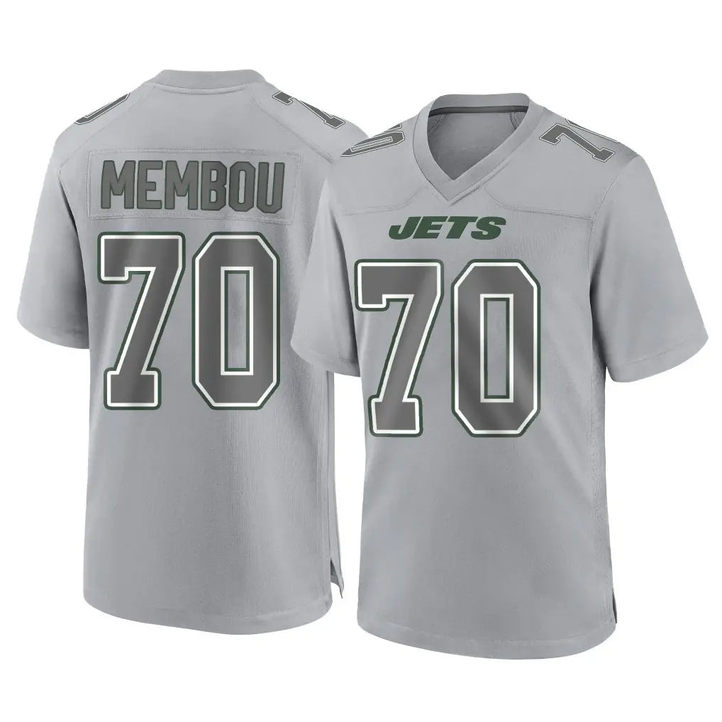 NY.Jets #70 Armand Membou Player Gray Limited Atmosphere Fashion Home Game Odoa Stitched Jerseys