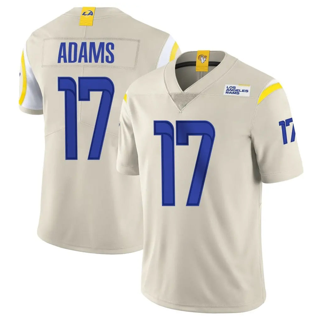 LA.Rams #17 Davante Adams Player Bone Limited Vapor Home Game Odoa Stitched Jerseys