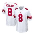 NY.Giants #8 Jevon Holland Player White Home Game Odoa Stitched Jerseys