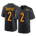 W.Commanders #2 Amik Robertson Player Black Home Game Odoa Stitched Jerseys
