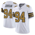 NO.Saints #94 Cameron Jordan Player White Limited Color Rush Home Game Odoa Stitched Jerseys
