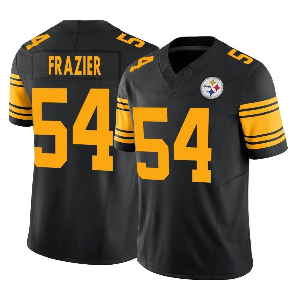 P.Steelers #54 Zach Frazier Player Black Limited 2nd Alternate Vapor F.U.S.E. Home Game Odoa Stitched Jerseys