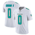 M.Dolphins #0 Ollie Gordon II Player White Limited Vapor Untouchable Home Game Odoa Stitched Jerseys