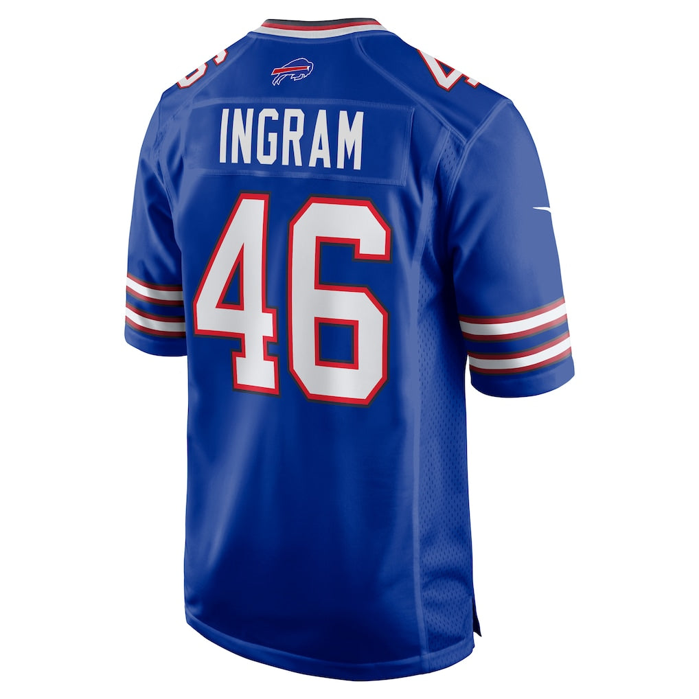 Odoa B.Bills #46 Ja'Marcus Ingram Royal Game Jersey