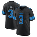 D.Lions #3 Jack Fox Player Black Alternate Home Game Odoa Stitched Jerseys