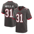 TB.Buccaneers #31 Antoine Winfield Jr. Player Pewter Alternate Home Game Odoa Stitched Jerseys