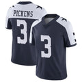 D.Cowboys #3 George Pickens Player Navy-White Limited Alternate Vapor Untouchable Home Game Odoa Stitched Jerseys