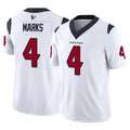 H.Texans #4 Woody Marks Player White Limited Vapor F.U.S.E. Home Game Odoa Stitched Jerseys