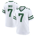 NY.Jets #7 Geno Smith Player White Legacy Home Game Odoa Stitched Jerseys
