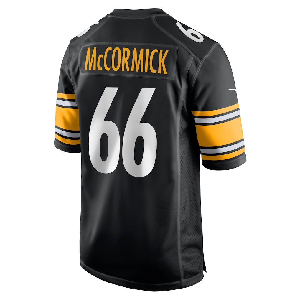 Odoa P.Steelers #66 Mason McCormick Black Game Jersey