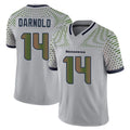 S.Seahawks #14 Sam Darnold Player Grey Limited 2025 Rivalries Collection Home Game Odoa Stitched Jerseys