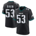 P.Eagles #53 Zack Baun Player Black Game Home Odoa Stitched Jerseys