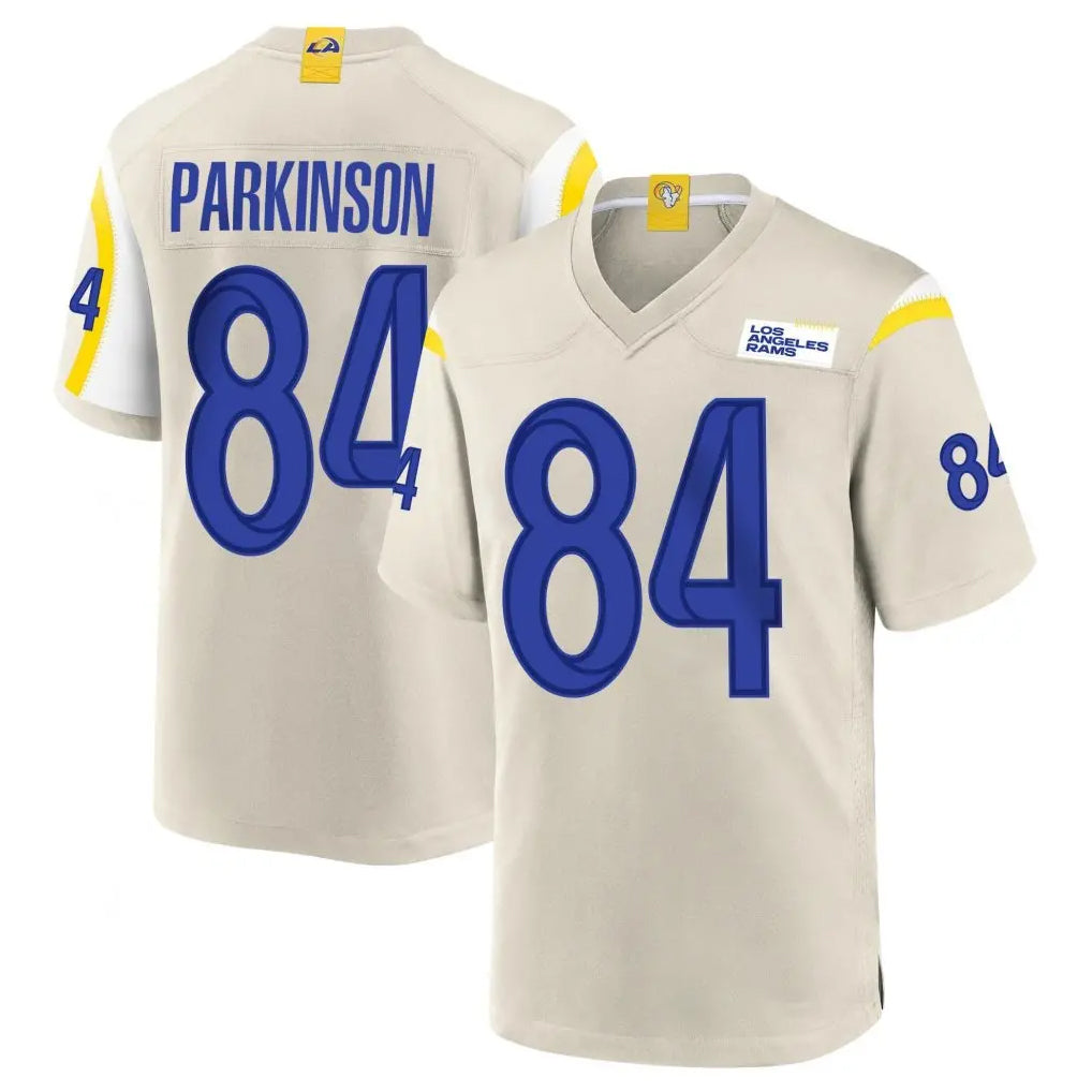 LA.Rams #84 Colby Parkinson Player Bone Home Game Odoa Stitched Jerseys