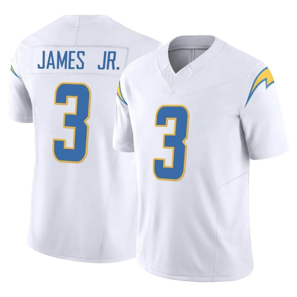 LA.Chargers #3 Derwin James Jr. Player White Limited Vapor F.U.S.E. Home Game Odoa Stitched Jerseys