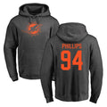 M.Dolphins #94 Jordan Phillips Player Darkgray Pullover Hoodies Limited Odoa Stitched Jerseys