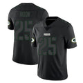 GB.Packers #25 Keisean Nixon Player Black Impact Limited Home Game Odoa Stitched Jerseys