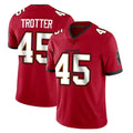 TB.Buccaneers #45 Josiah Trotte Player Red Limited Vapor Home Game Odoa Stitched Jerseys