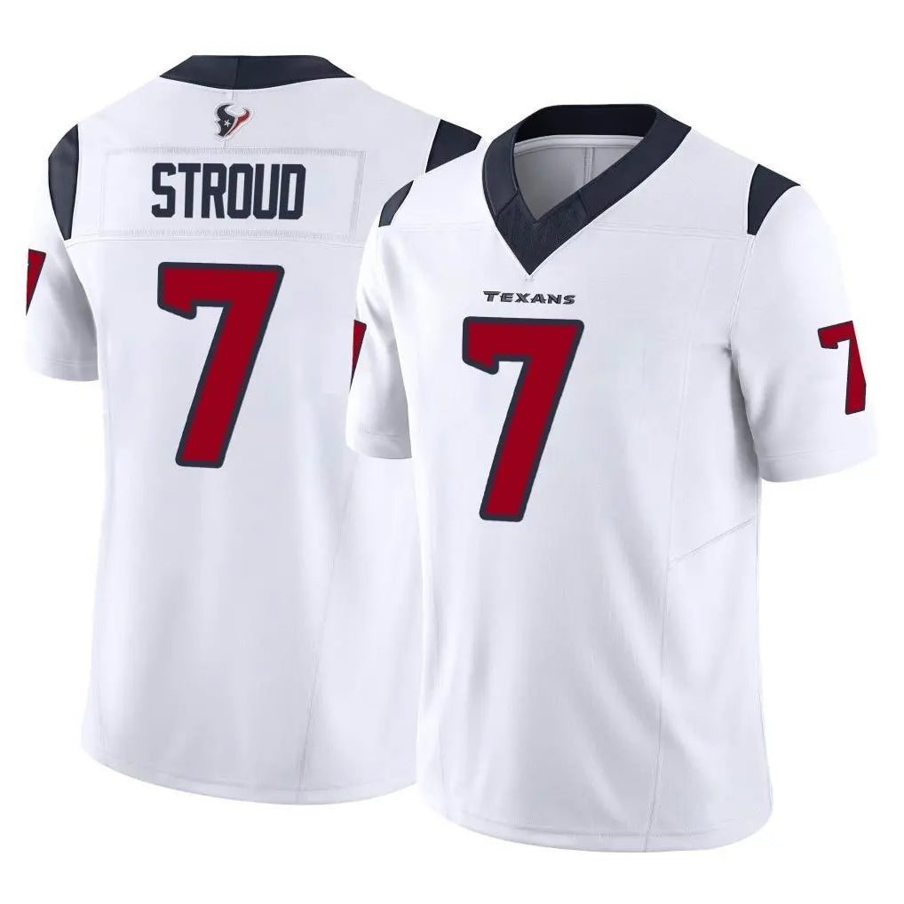 H.Texans #7 CJ Stroud Player White Limited Vapor F.U.S.E. Home Game Odoa Stitched Jerseys
