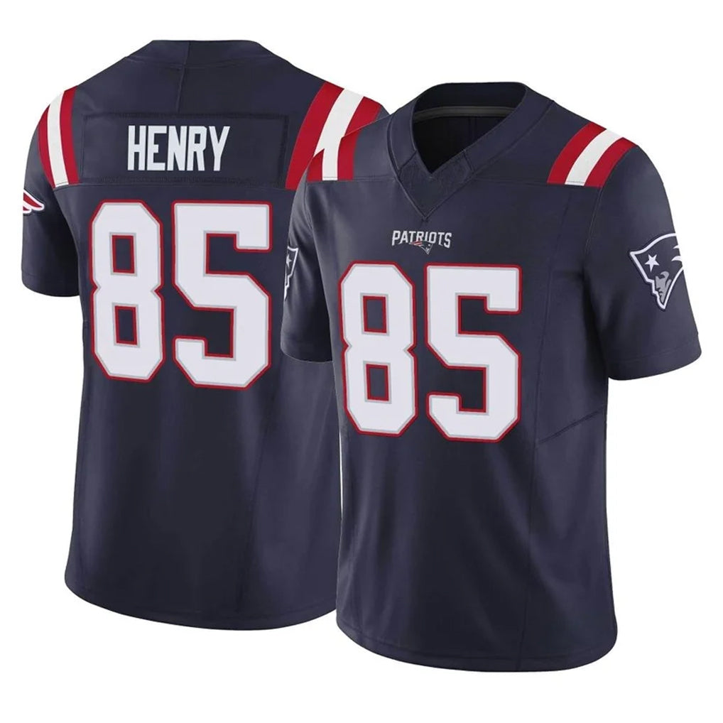NE.Patriots #85 Hunter Henry Player Navy Limited Vapor F.U.S.E. Home Game Odoa Stitched Jerseys