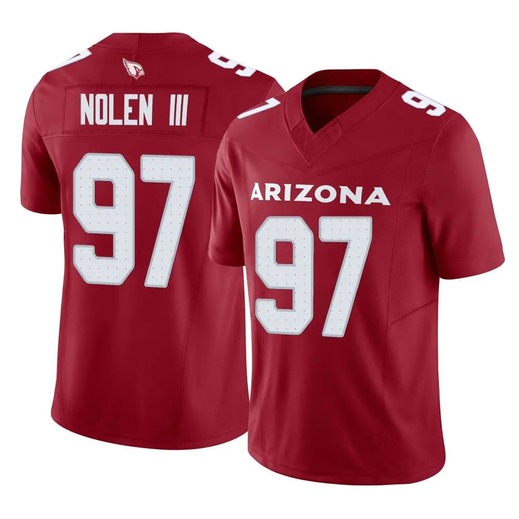 A.Cardinals #97 Walter Nolen III Player Cardinal Vapor F.U.S.E. Limited Home Game Odoa Stitched Jerseys