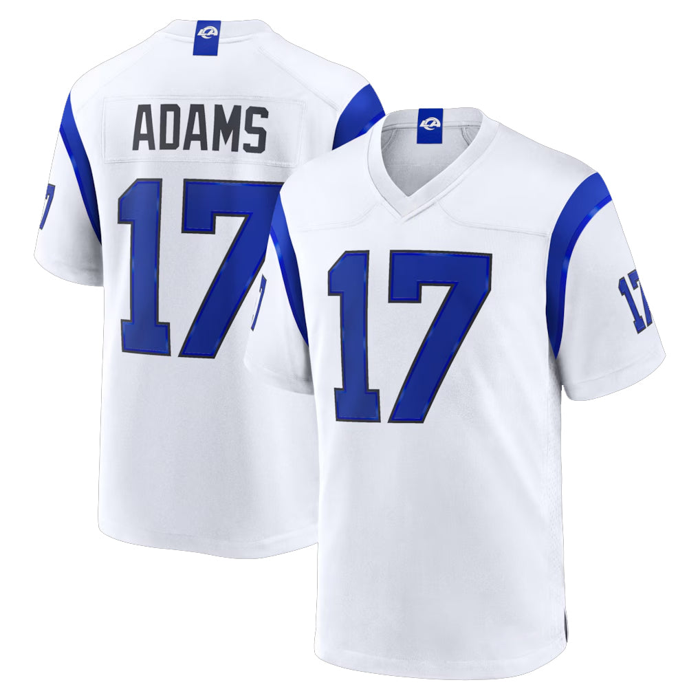 LA.Rams #17 Davante Adams Player Fearsome White Home Game Odoa Stitched Jerseys