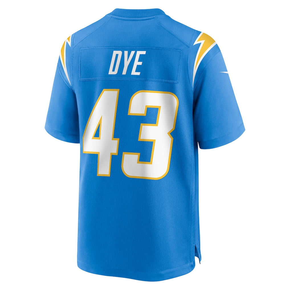 Odoa LA.Chargers #43 Troy Dye Powder Blue Game Jersey