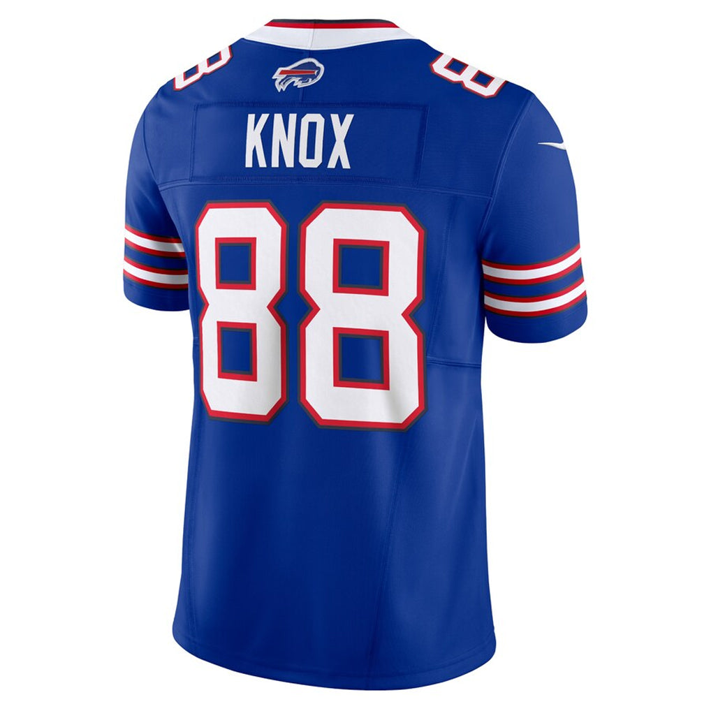 B.Bills #88 Dawson Knox Player Royal Vapor F.U.S.E. Limited Odoa Stitched Jerseys