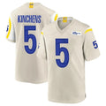 LA.Rams #5 Kamren Kinchens Player Bone Home Game Odoa Stitched Jerseys