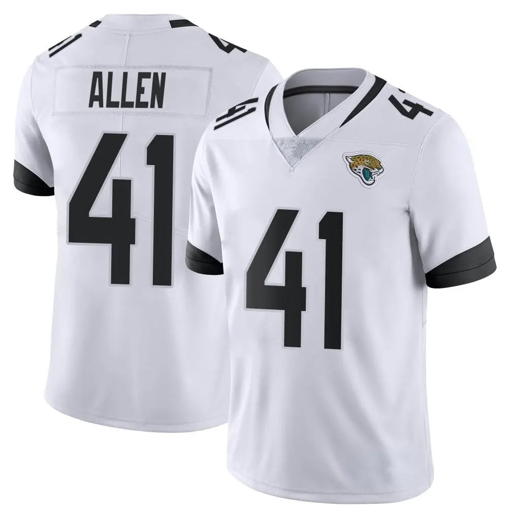 J.Jaguars #41 Josh Hines-Allen Player White Vapor Untouchable Limited Home Game Odoa Stitched Jerseys