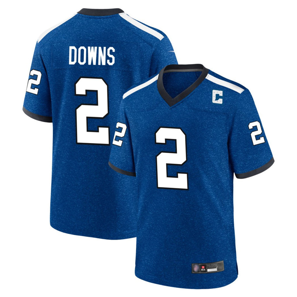 IN.Colts #2 Josh Downs Player Royal Alternate Indiana Nights Home Game Odoa Stitched Jerseys