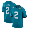 J.Jaguars #2 Jourdan Lewis Player Teal Home Game Odoa Stitched Jerseys