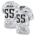 NE.Patriots #55 Jared Wilson Player Arctic Camo Salute To Service Limited Game Odoa Stitched Jerseys