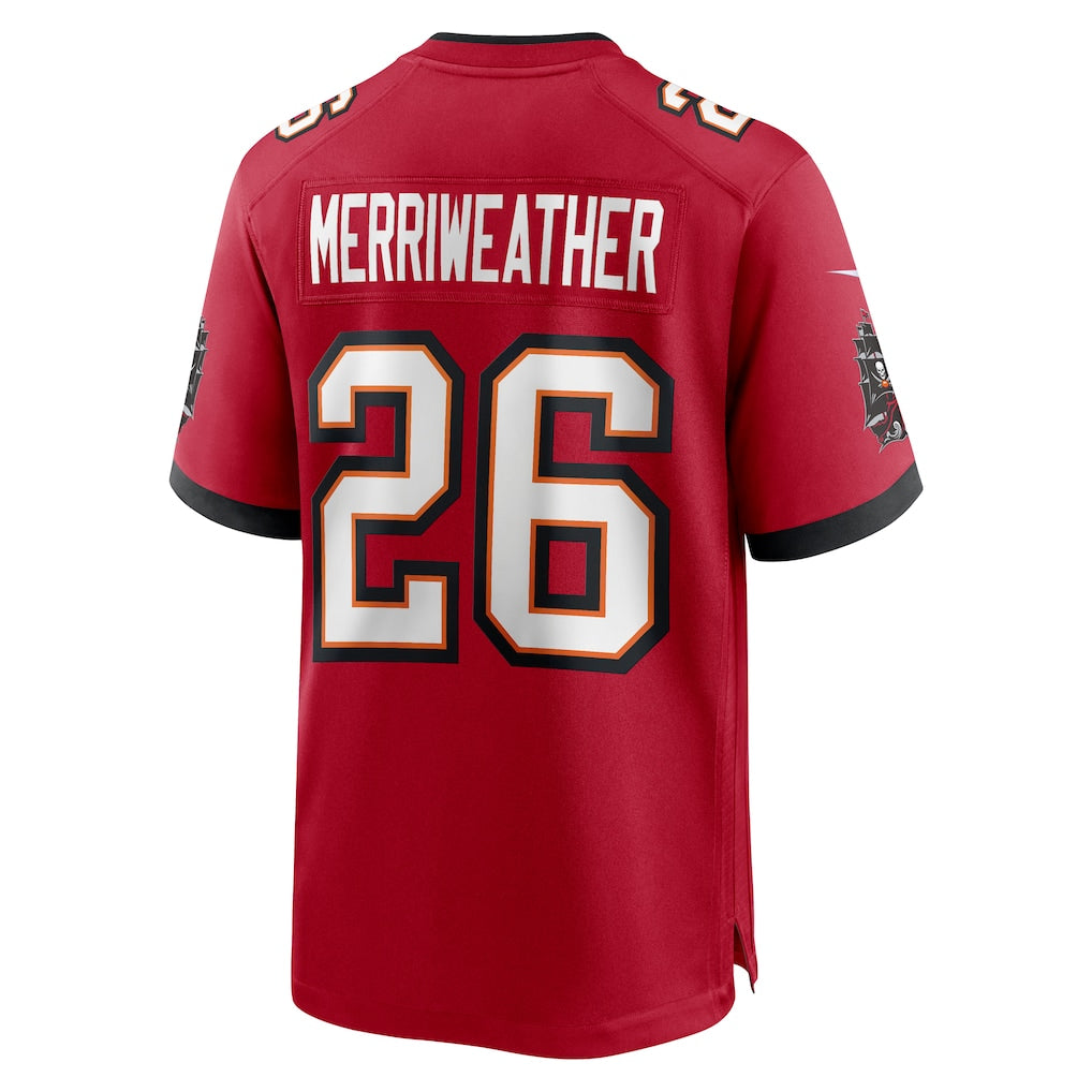 Odoa TB.Buccaneers #26 Kaevon Merriweather Red Game Jersey
