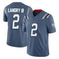 NE.Patriots #2 Harold Landry III Player Blue Limited Rivalries Collection Home Game Odoa Stitched Jerseys