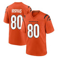 C.Bengals #80 Andrei Iosivas Player Orange Home Game Odoa Stitched Jerseys