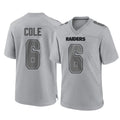 LV.Raiders #6 A.J. Cole Player Gray Atmosphere Fashion Limited Game Odoa Stitched Jerseys