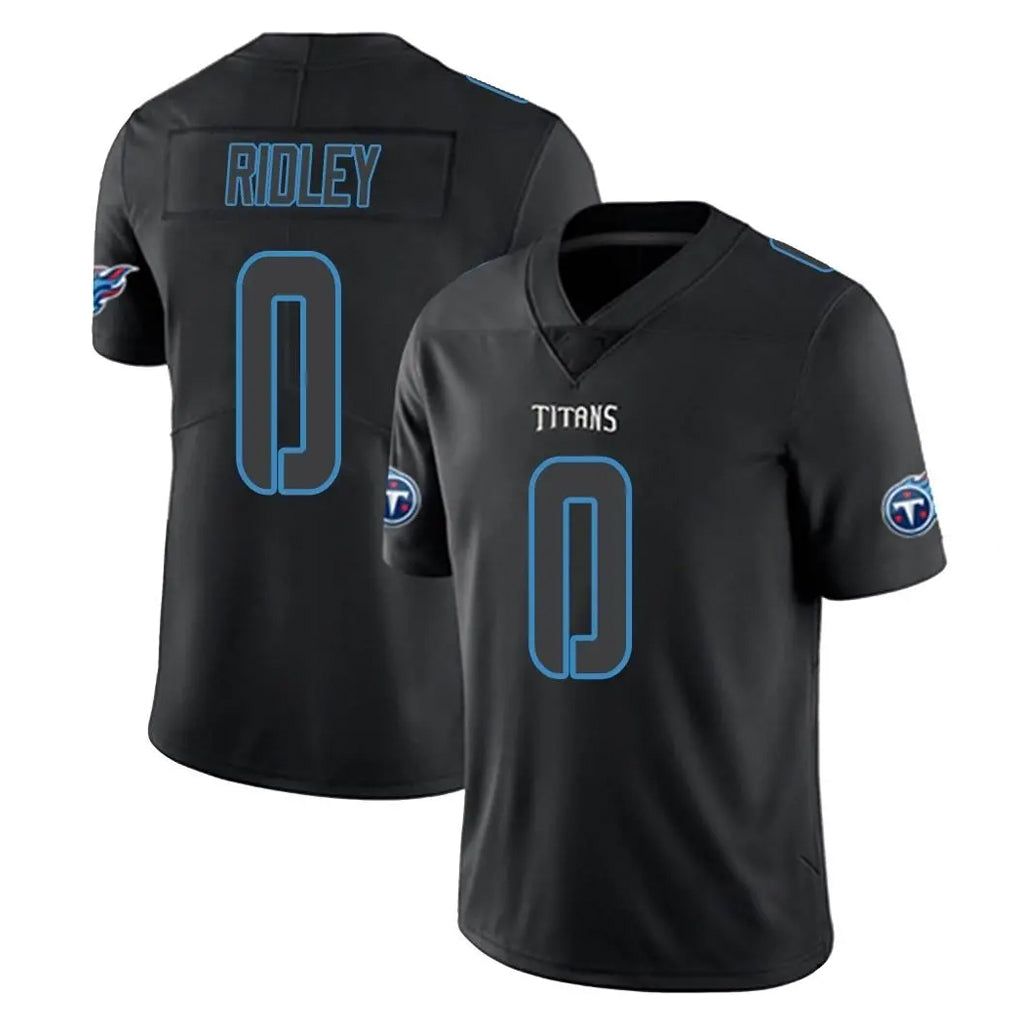 T.Titans #0 Calvin Ridley Player Black Impact Limited Home Game Odoa Stitched Jerseys