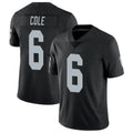 LV.Raiders #6 A.J. Cole Player Black Limited Vapor Untouchable Home Game Odoa Stitched Jerseys