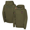 SF.49ers ## 49ers Blank Player Olive Salute to Service Pullover Hoodies Limited Odoa Stitched Jerseys