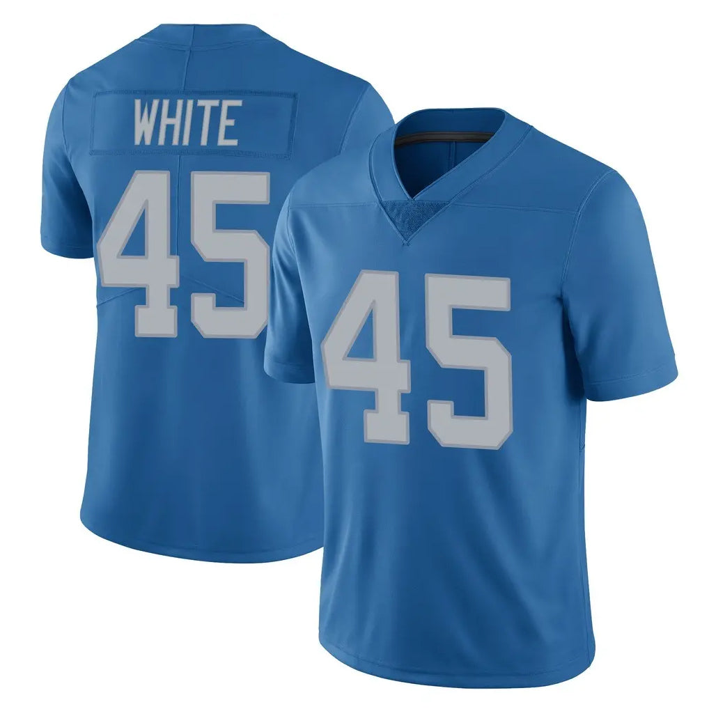 D.Lions #45 Devin White Player Blue Limited Throwback Vapor Untouchable Odoa Stitched Jerseys