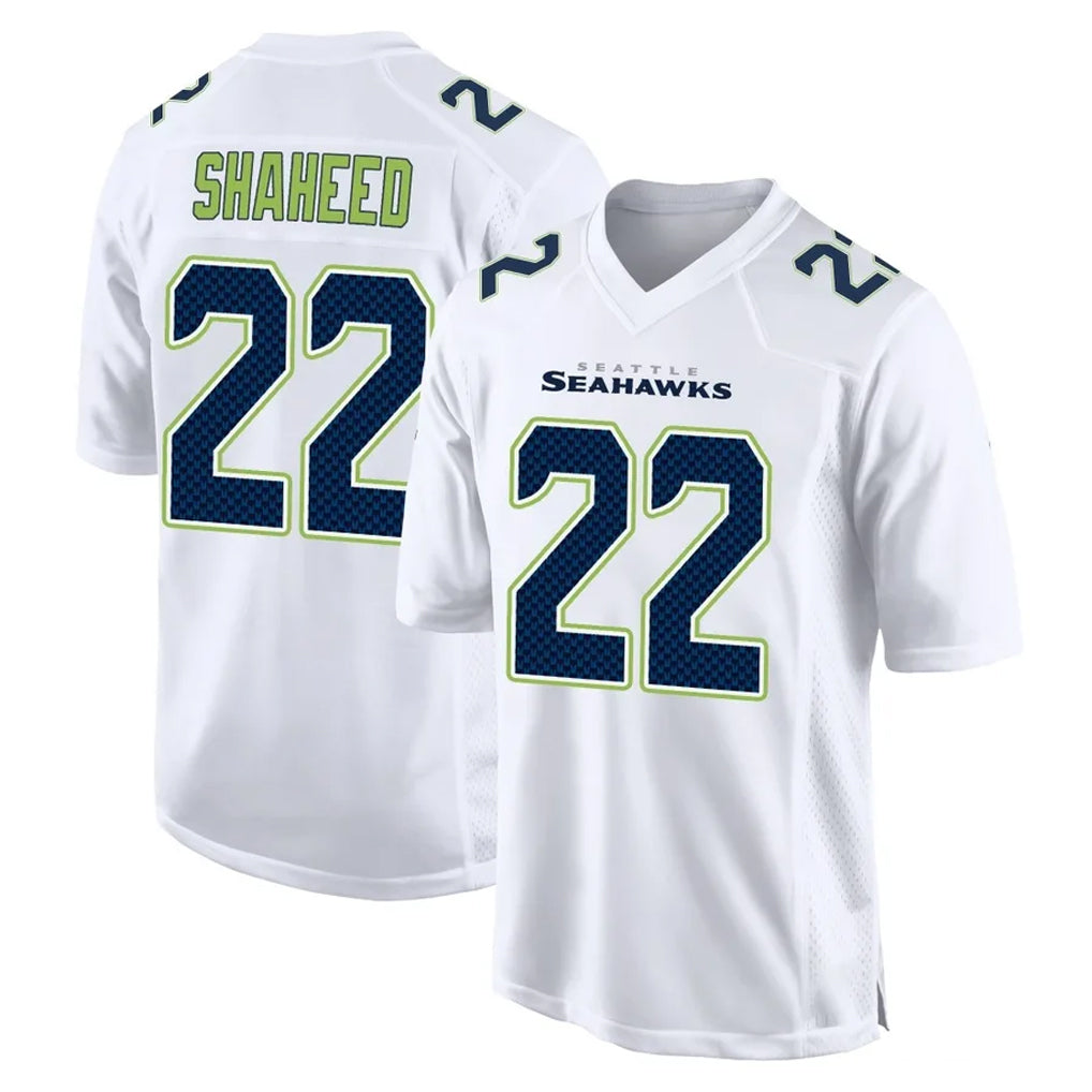 S.Seahawks #22 Rashid Shaheed Player White Tundra Fashion Home Game Odoa Stitched Jerseys
