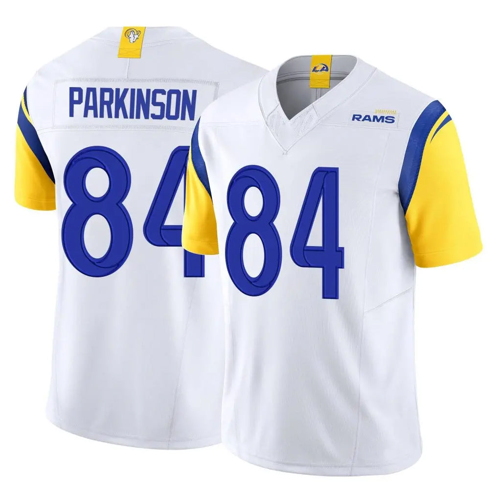 LA.Rams #84 Colby Parkinson Player White Limited Vapor F.U.S.E. Home Game Odoa Stitched Jerseys