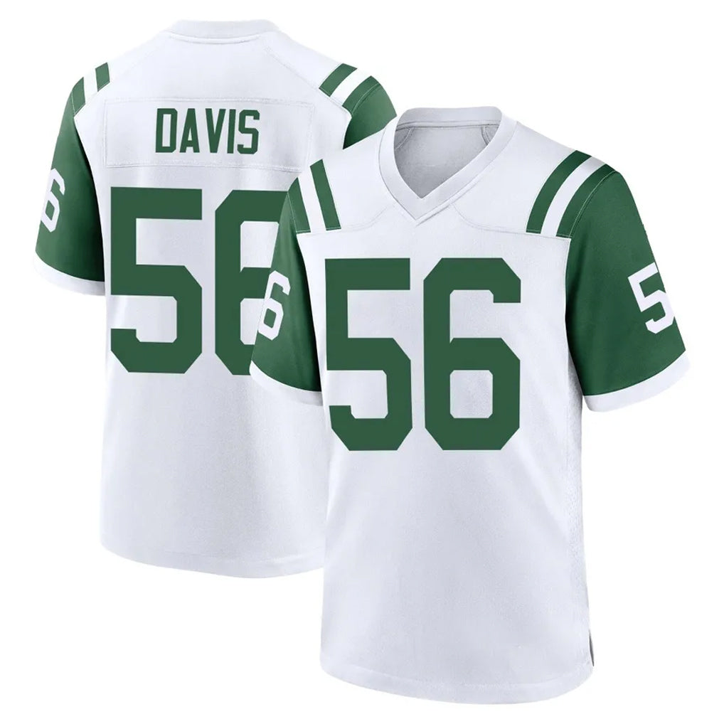 NY.Jets #56 Demario Davis Player White Classic Home Game Odoa Stitched Jerseys